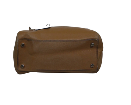 Coach Brown Saffiano Leather Satchel Bag