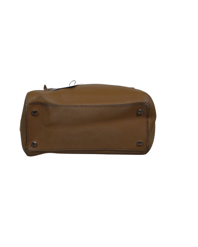 Coach Brown Saffiano Leather Satchel Bag