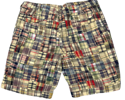 Polo Ralph Lauren Multicolor Patchwork Madras Plaid Shorts
