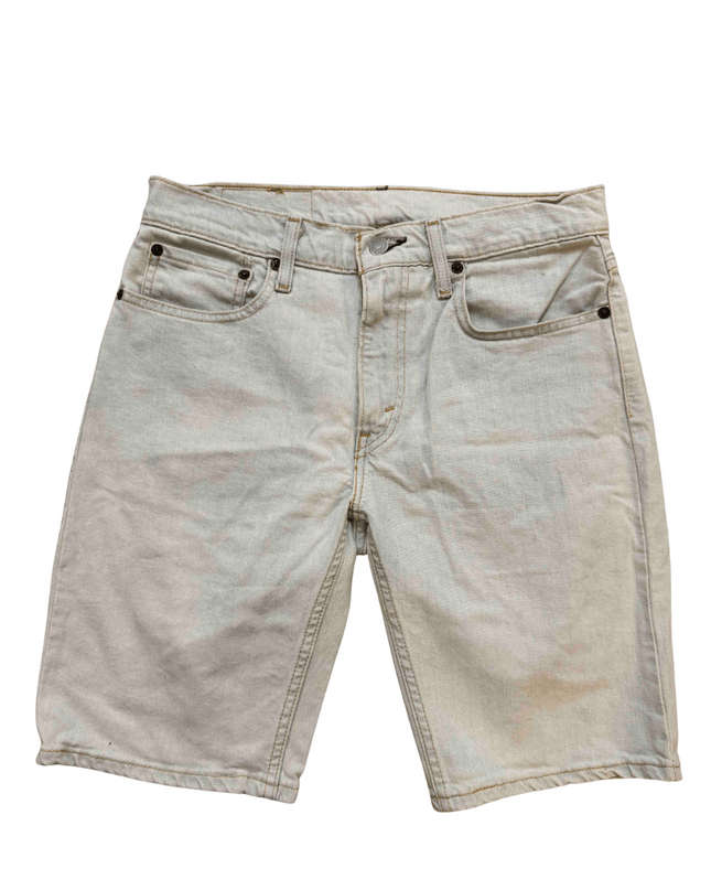 Levi’s 405 Light White Denim Shorts - M | Waist: 30"