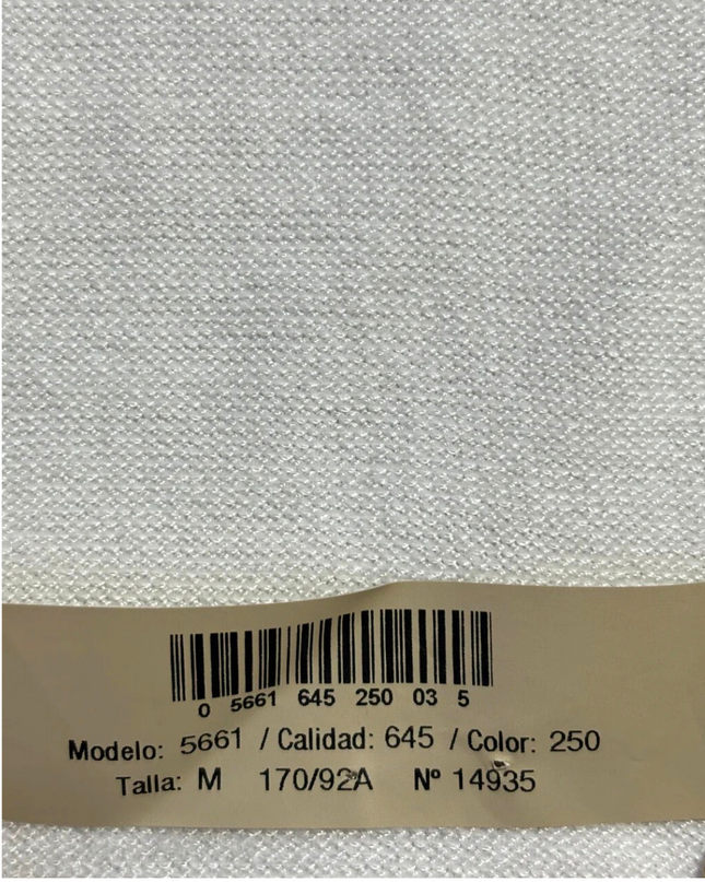 Massimo Dutti White Peplum Open-Front Knit Cardigan