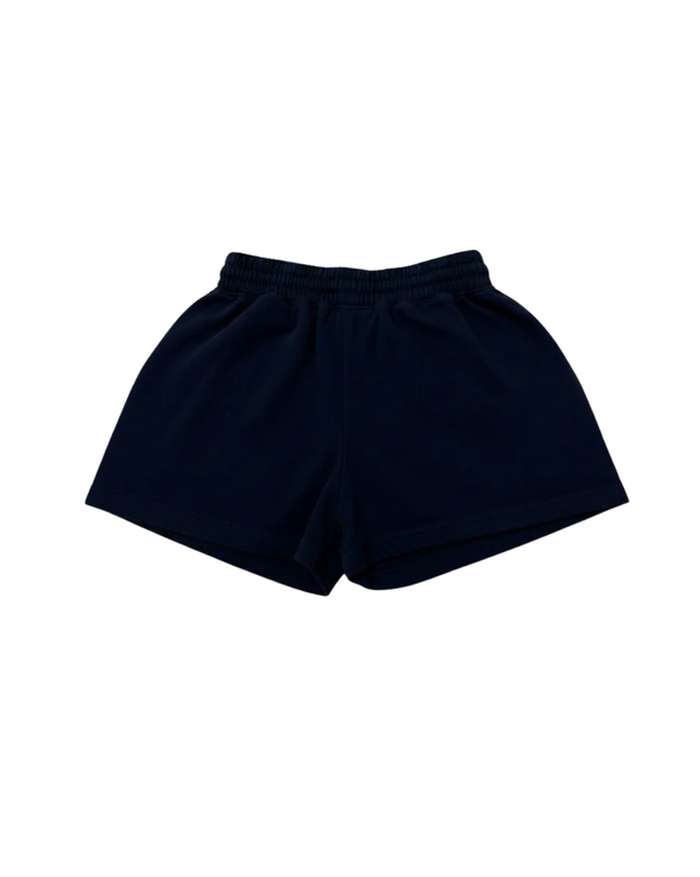 Alo Navy Blue Drawstring Lounge Shorts