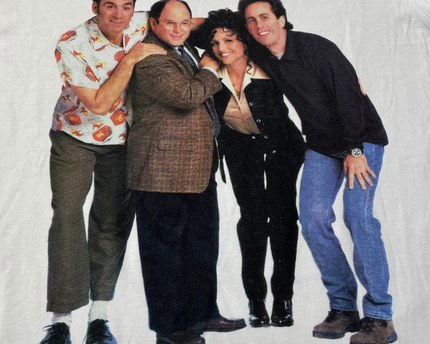 Seinfeld White Cast Graphic Tee Shirt