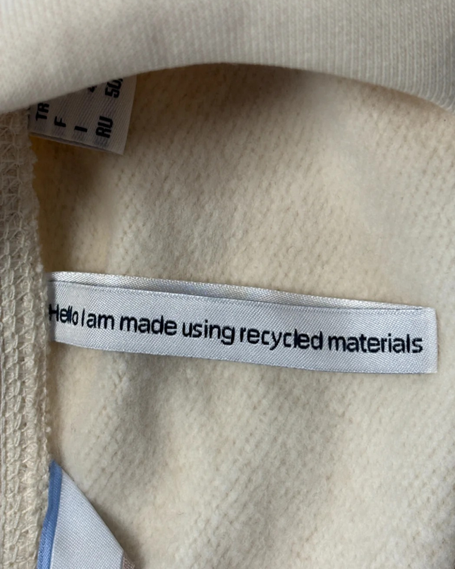 Tchibo Essentials Cream Mock Neck Snap-Front Jacket W/Tags