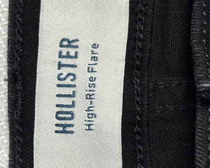 Hollister Black High-Rise Flare Jeans