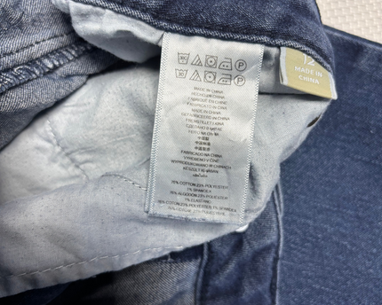 Michael Kors Blue Slim Straight Leg Denim Jeans