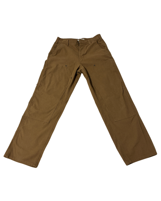 Vintage Brown Workwear Carpenter Pants - S | Waist: 30"