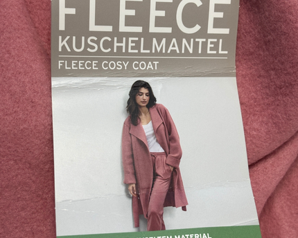 Body Essentials by Tchibo Rose Pink Wrap Coat