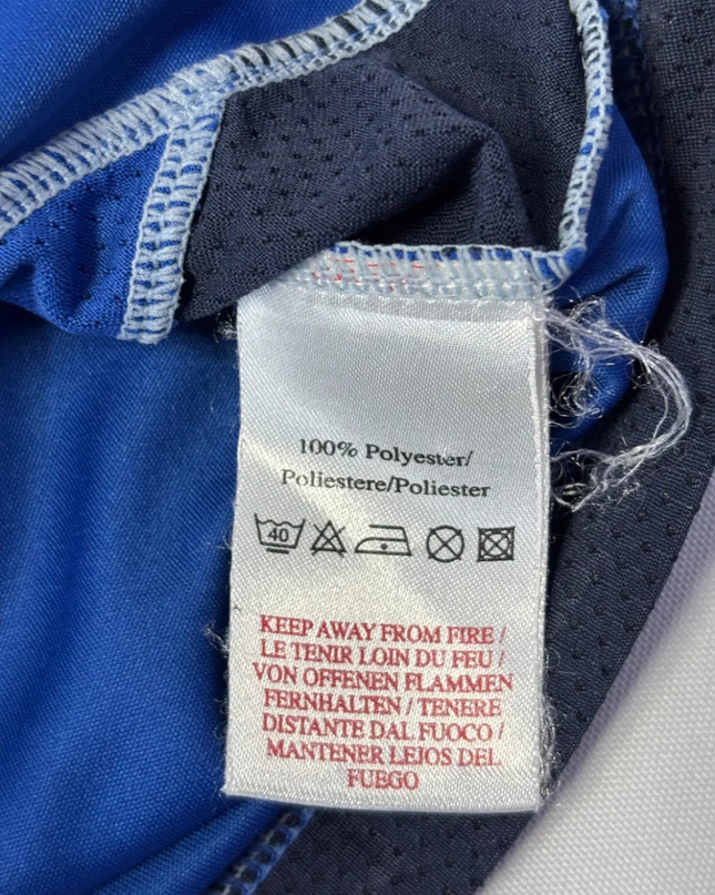 Umbro England Blue Quarter-Zip Training Jersey