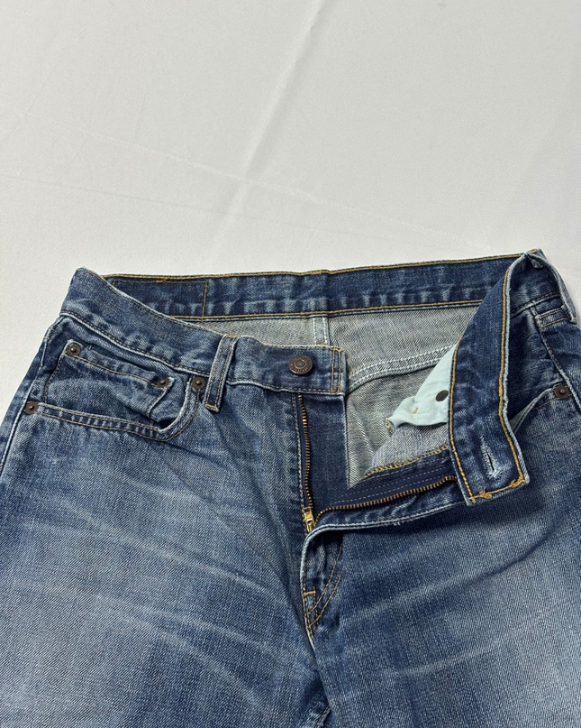 Levi's Classic Blue Straight Leg Denim Jeans