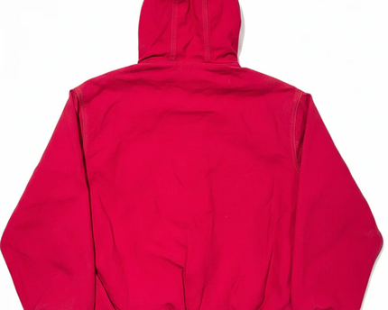 Carhartt Red Canvas Hooded Active Jacket