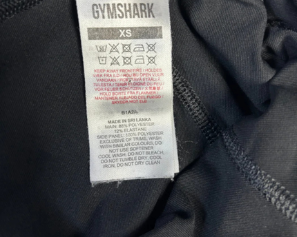 Gymshark Black Mesh Panel Training Leggings