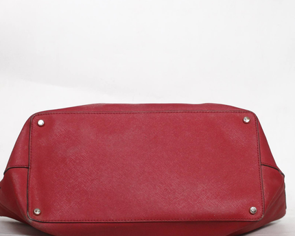 Kate Spade Red Saffiano Leather Tote Bag