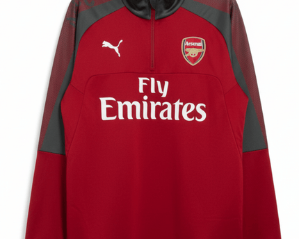 Puma Arsenal FC Fly Emirates 1/4 Zip Red Training Top