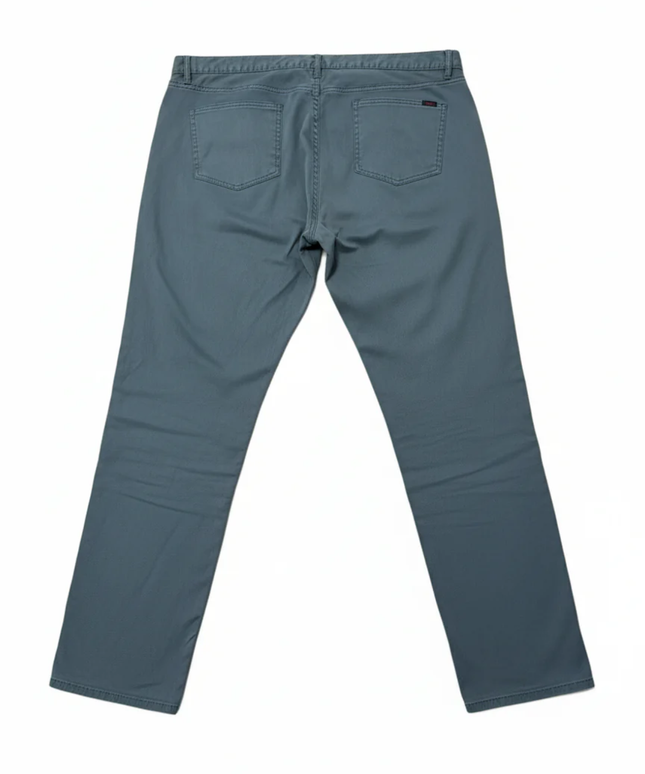 Faherty Teal Men's Straight-Leg Five-Pocket Pants
