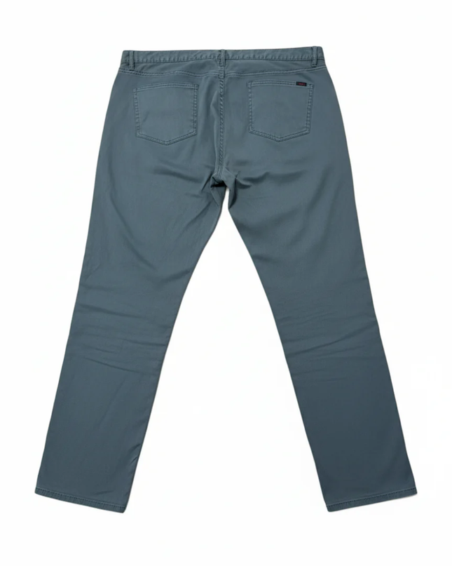 Faherty Teal Men's Straight-Leg Five-Pocket Pants