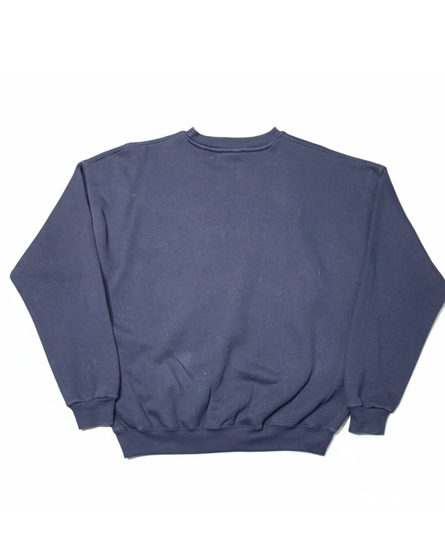 Vintage Nike Navy Embroidered Block Letter Sweatshirt