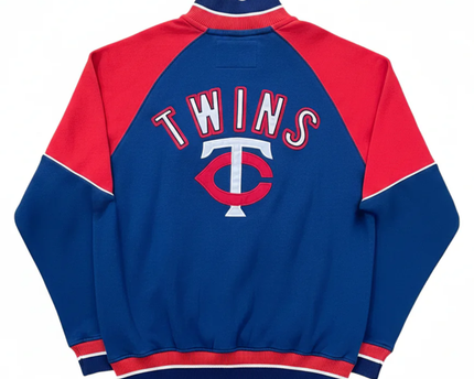 G-III Sports by Carl Banks Navy Blue Minnesota Twins Full Zip Jacket
