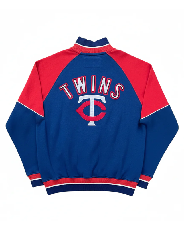 G-III Sports by Carl Banks Navy Blue Minnesota Twins Full Zip Jacket