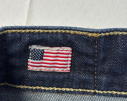 True Religion Dark Blue Rocco Relaxed Skinny Jeans