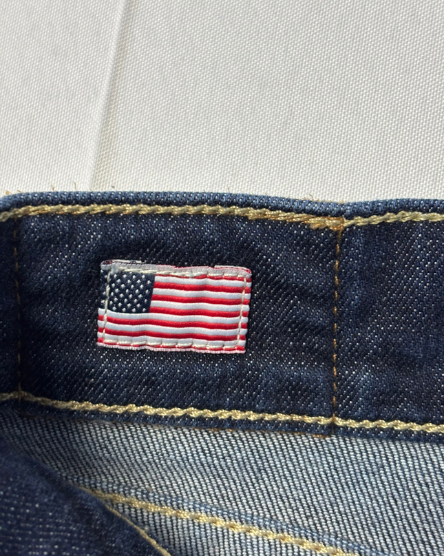 True Religion Dark Blue Rocco Relaxed Skinny Jeans