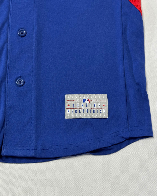 MLB Genuine Merchandise Blue Chicago Cubs Mascot Baseball Jersey