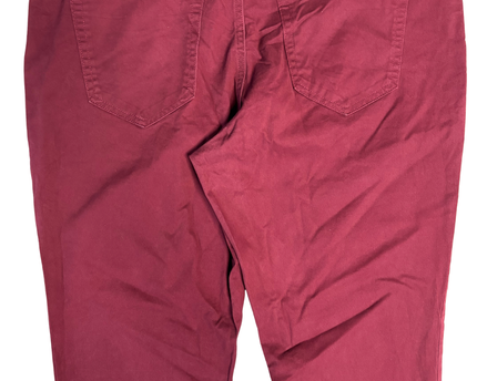 Michael Kors Burgundy Parker Slim Fit Pants