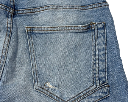Lee Cooper Originals Blue Distressed Tapered Jeans