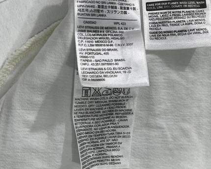 Levi's White Denim Trucker Jacket