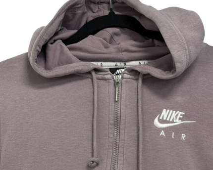 Nike Air Purple Mesh Detail Full-Zip Hoodie