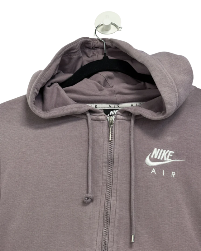 Nike Air Purple Mesh Detail Full-Zip Hoodie