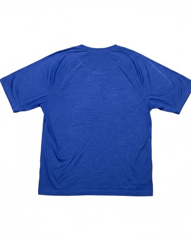 Majestic Blue Horse Power Football Performance T-Shirt