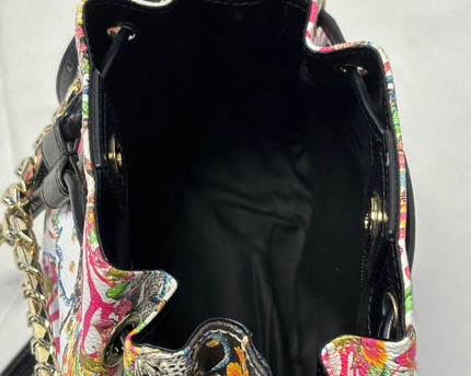Cavalli Class Multi-color PrintMe Small Satchel Bag