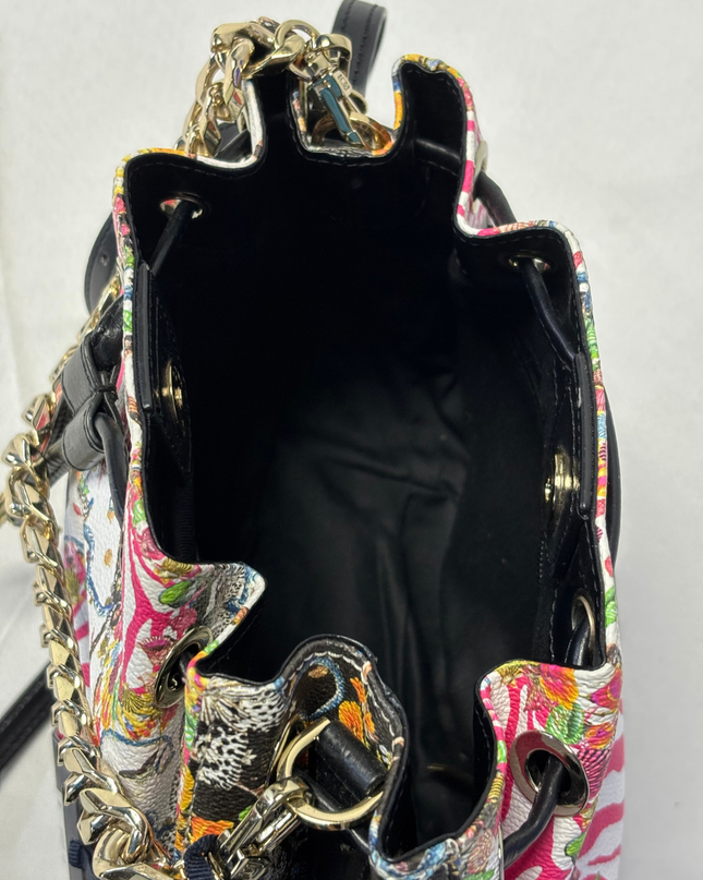 Cavalli Class Multi-color PrintMe Small Satchel Bag