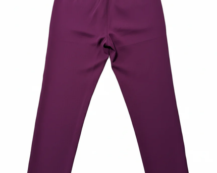 TRENDYOL Purple High-Waist Tapered Trousers