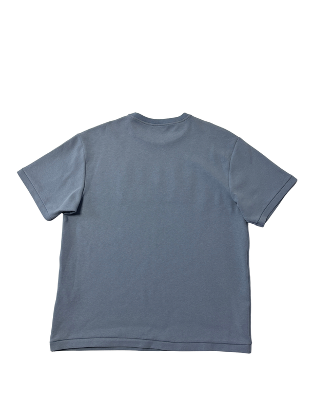 Pull & Bear Blue Relaxed Fit Embossed Graphic T-Shirt