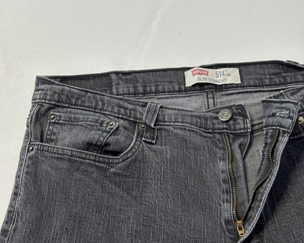 Levi's 514 Slim Straight Grey Jeans