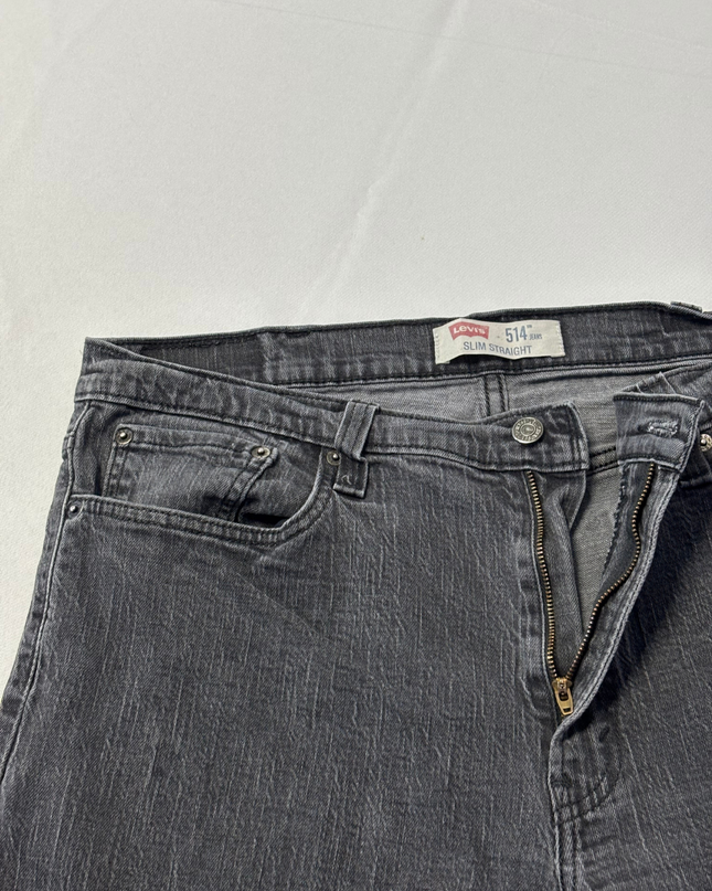 Levi's 514 Slim Straight Grey Jeans