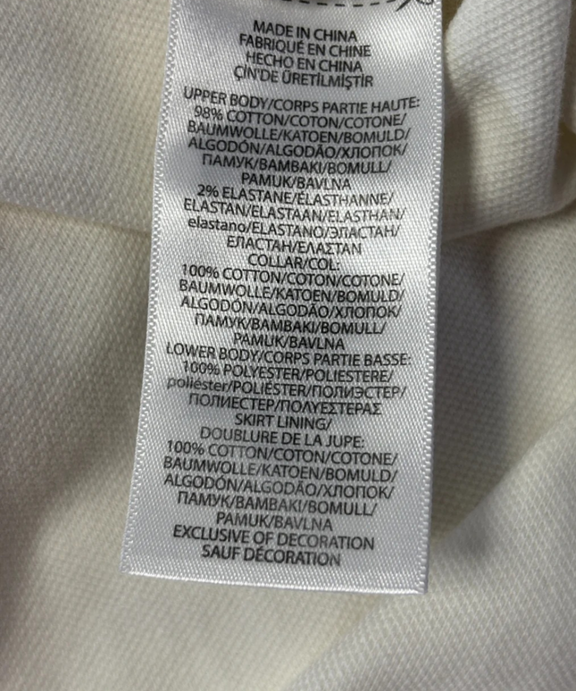 Polo Ralph Lauren White Polo Dress with Pleated Hem