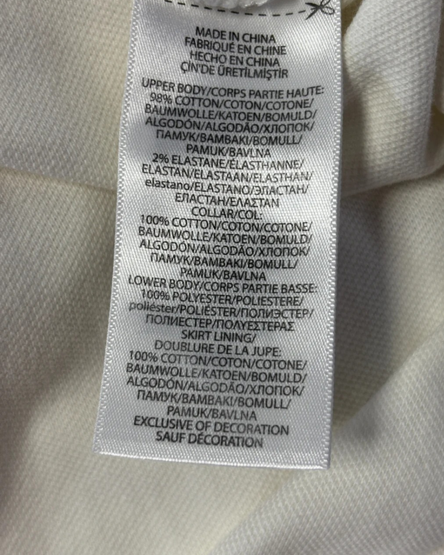 Polo Ralph Lauren White Polo Dress with Pleated Hem