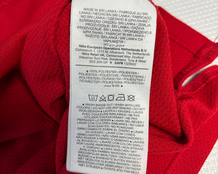 Nike Red Men's Dri-FIT Running Sports T-Shirt