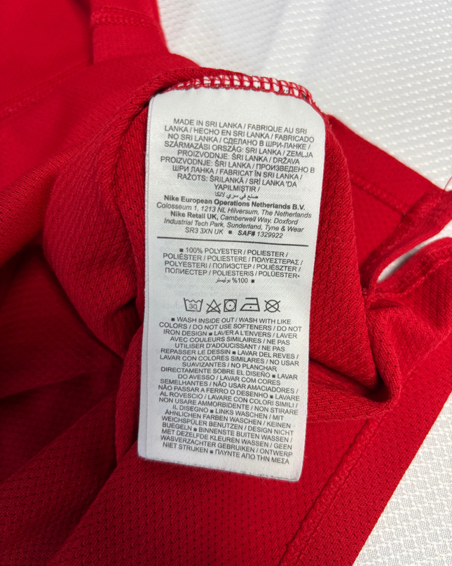 Nike Red Men's Dri-FIT Running Sports T-Shirt