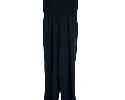 Abercrombie & Fitch Navy Blue Smocked Back Maxi Dress