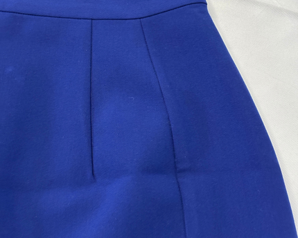 Zara Royal Blue Mini A-Line Skirt
