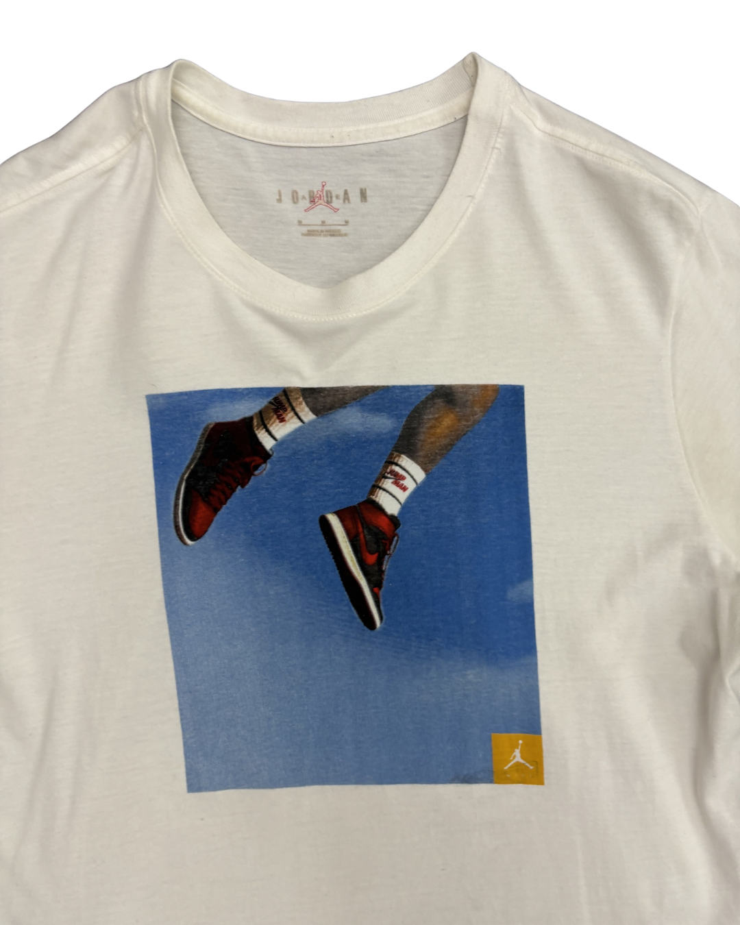 Jordan Jumpman Air 1 Retro Legs Up Graphic White T-Shirt - M