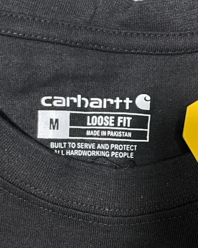 Carhartt Black Loose Fit K87 Heavyweight Pocket -Shirt W/Tags