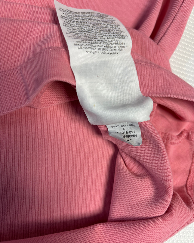Nike Pink Air Swoosh Logo Graphic T-Shirt