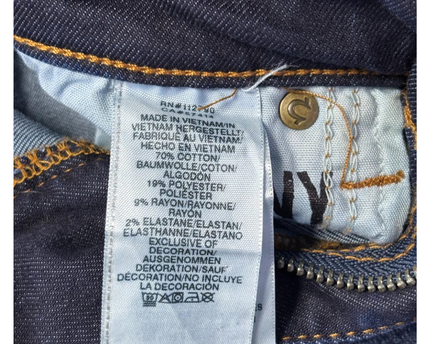 True Religion Geno Relaxed Slim Dark Blue Jeans