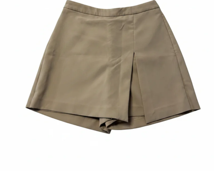 Uniqlo Beige Wrap Front Mini Skort