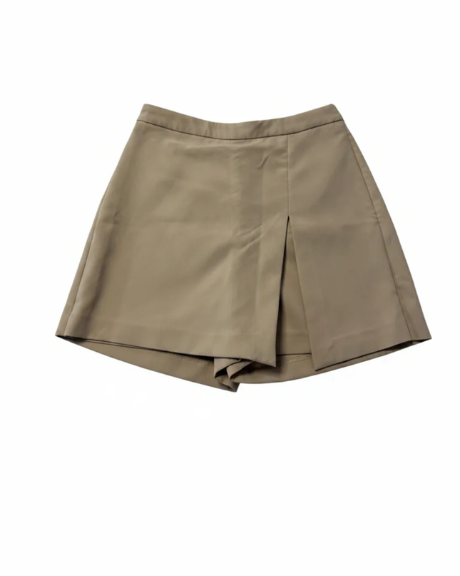 Uniqlo Beige Wrap Front Mini Skort